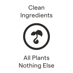 Clover Botanicals - clean ingredients - all plants, nothing else.